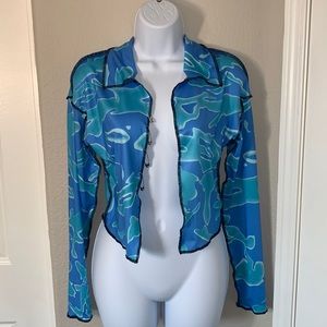 Funky Smooth Long Sleeve Top NWOT